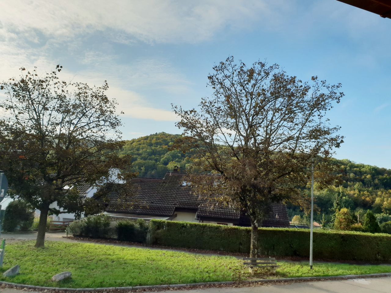 Ausblick vom Balkon