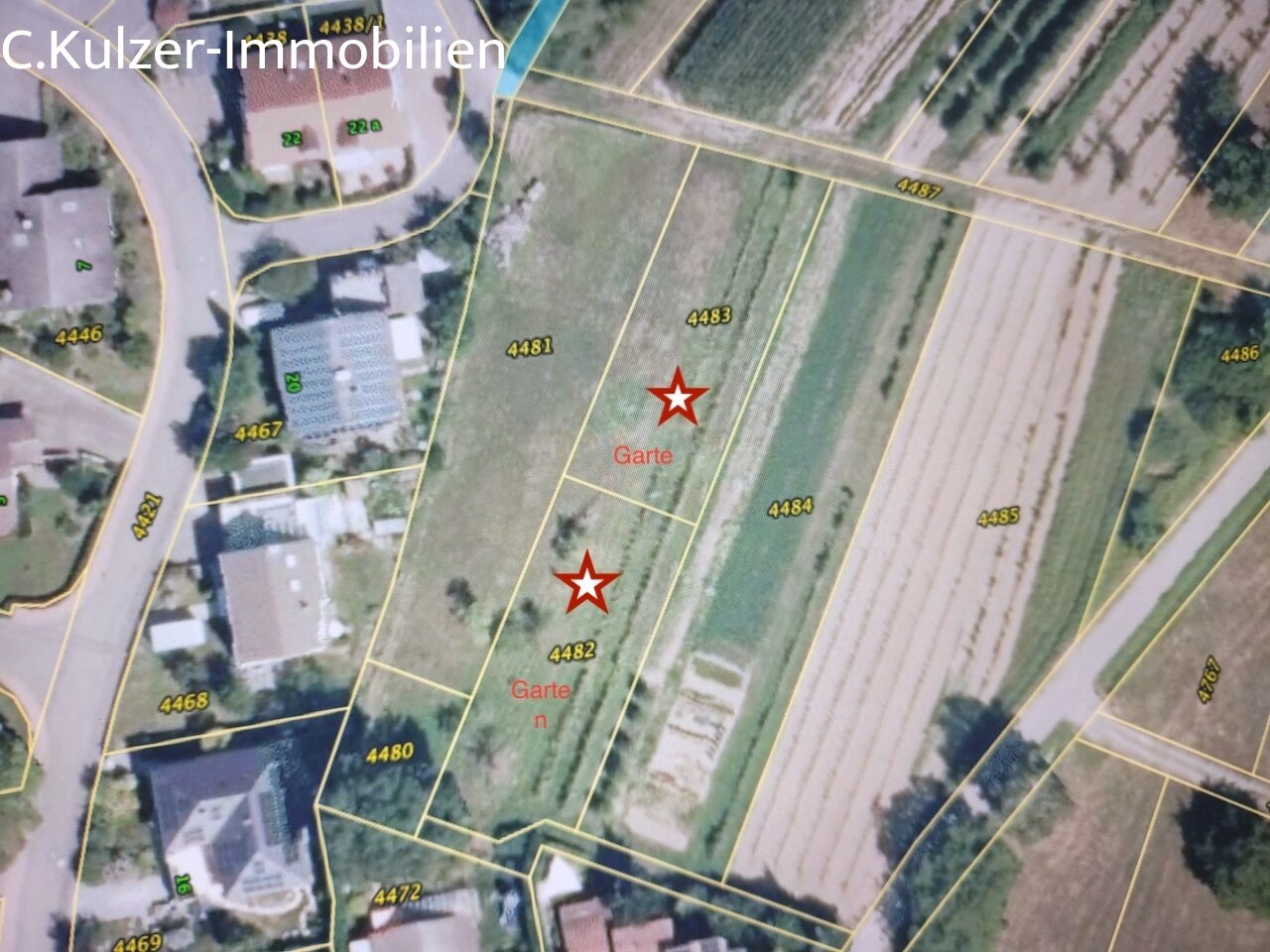 Kleingarten bestehend aus 2 Flurstücke
